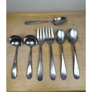 Stanley Roberts Stainless Flatware 7 Replacement Pieces‎ Satin Modern Taiwan SRB